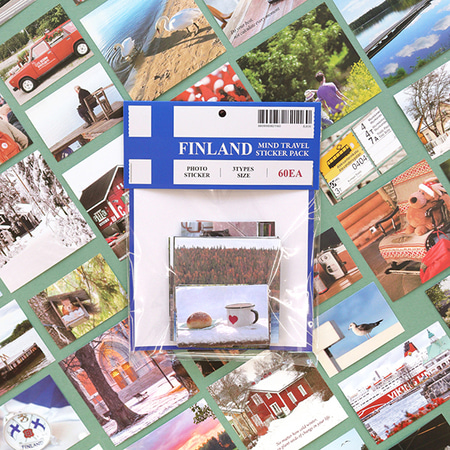 마음여행 핀란드 스티커 팩 (60매)